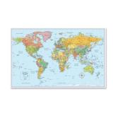 Rand McNally M-Series Full-Color World Map, 50 x 32 - Retails for $25