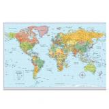 Rand McNally M-Series Full-Color World Map, 50 x 32 - Retails for $25