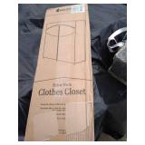 Whitmor Black Extra Wide Clothes Closet - Zippered Front Opening - Retails for $69