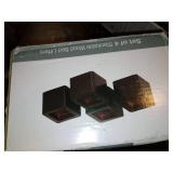 Bed Riser Lifter, Espresso Wood Set of 4 - Retails for $35