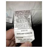 ComfyDown 17 x 17 95% Duck feather, 5% down. cover 100% cotton Retails for $60