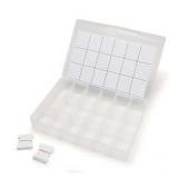 Darice Clear Plastic Floss Organizer with 50 Bobbins, 10.25 x 7 Inches - Retails for $20