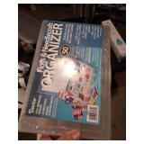 Darice Clear Plastic Floss Organizer with 50 Bobbins, 10.25 x 7 Inches - Retails for $20