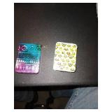 Two Micro Usb Portable Key Chain Charger Skull Flowers Sync Cords 3ft Retractable Retails for $8 each