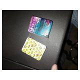 Two Micro Usb Portable Key Chain Charger Skull Flowers Sync Cords 3ft Retractable Retails for $8 each