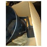 Metal Ash bucket with scoop and brush