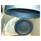 Metal Ash bucket with scoop and brush