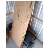 DHP Janford Upholstered Bed, Black Faux Leather, King - Retails for $217