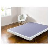 Zinus 4 Inch Low Profile Metal Smart Box Spring / Mattress Foundation / Wood Slat Support / Easy Assembly, Queen Retails for $164