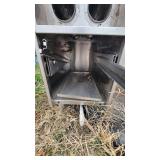 Stainless Steel Table W/ 4 Cup Dispensers