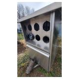 Stainless Steel Table W/ 6 Cup Dispensers