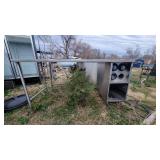 Stainless Steel Table W/ 4 Cup Dispensers