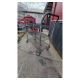3 Tier Metal Rolling Cart W/ Handles