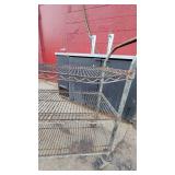 3 Tier Metal Rolling Cart W/ Handles