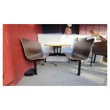 Plymold Laminate Booth and Table Combo