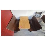 Plymold Laminate Booth and Table Combo