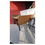 Plymold Laminate Booth and Table Combo