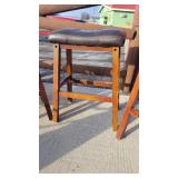 (3) Wooden Stools