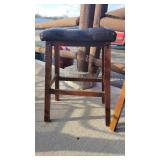 (3) Wooden Stools