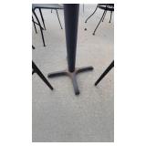 Round Bar Height Table W/ (2) Soft Cushioned Chairs