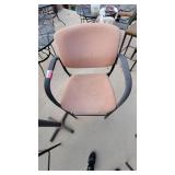 Round Bar Height Table W/ (2) Soft Cushioned Chairs