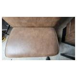 Single Brown Vinyl Booth