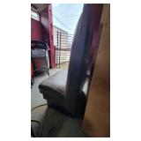 Single Brown Vinyl Booth