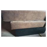 Single Brown Vinyl Booth