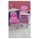 (10) Purple Chairs