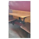Plymold Laminate Booth and Table Combo