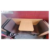 Plymold Laminate Booth and Table Combo