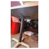 2 Top Table w/ Metal Base