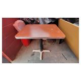 2 Top Table w/ Metal Base