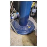 Blue Metal Table Base