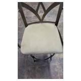 Metal Spinning Bar Height Chair W/ Soft Seat