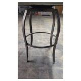 Metal Spinning Bar Height Chair W/ Soft Seat