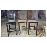 (3) Bar Height Chairs