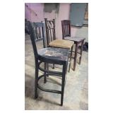 (3) Bar Height Chairs