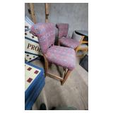 (2) Unique Indian Style Bar Height Chairs