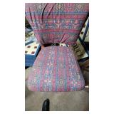 (2) Unique Indian Style Bar Height Chairs