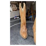 Brown Leather Cowboy Boots