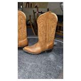 Brown Leather Cowboy Boots