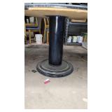 Round Table w/ Black Metal Base