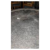 Round Table w/ Black Metal Base