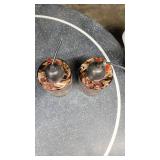 (2) Colorful Glass Pendent Light Fixtures