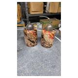 (2) Colorful Glass Pendent Light Fixtures