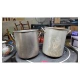 (2) Large Cooking Pots