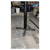 Wooden 2 Top Table W/ Metal Base