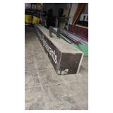 "2nd Floor Showroom and Restaurant" Light Up Sign