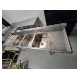 Stainless Steel 3 Well Sink
